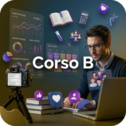 Corso B – 90 ore in aula + Corso online – Test 2027