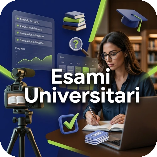 Preparazione esami universitari in eLearning – 1 esame