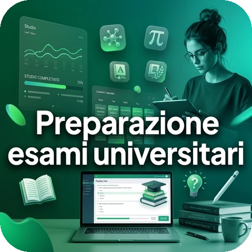 Preparazione esami universitari in eLearning – 5 esami