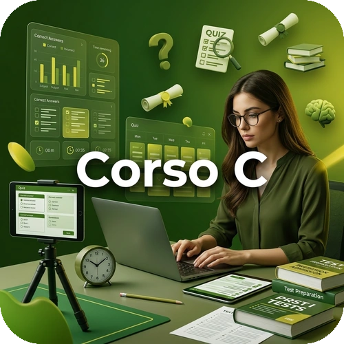 Corso C – 120 ore in aula + Corso online – Test 2027 – Estate