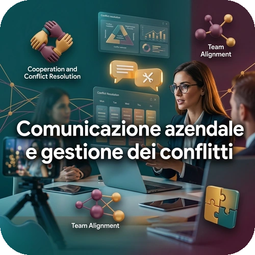 Corso online + Certificazione | Comunicazione aziendale e gestione dei conflitti – 100 ore