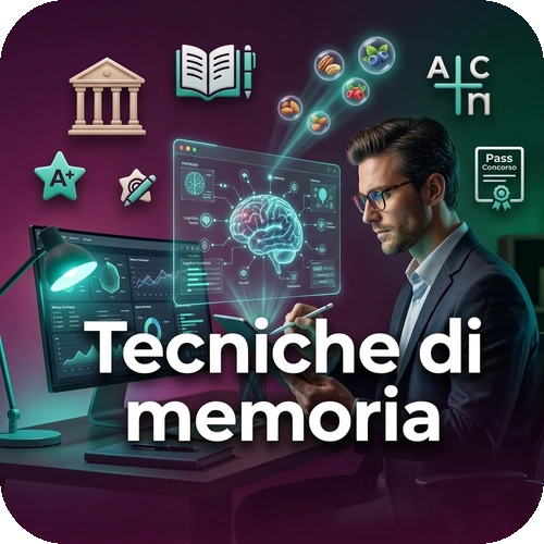 Corso online – Tecniche di memoria per Test e Concorsi