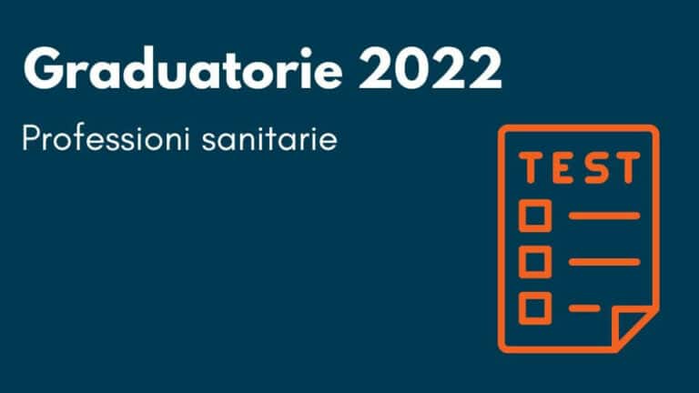 Graduatorie professioni sanitarie 2022 per ateneo