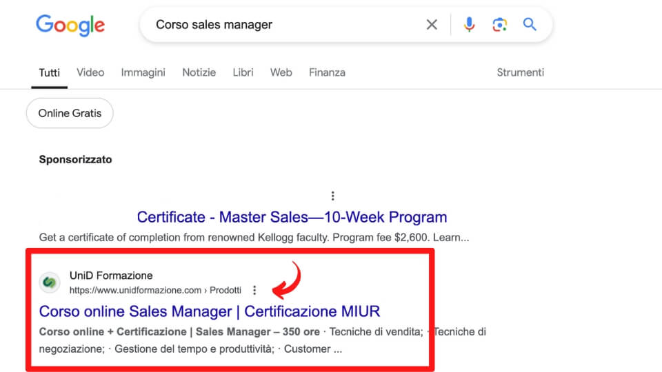 serp corso sales manager