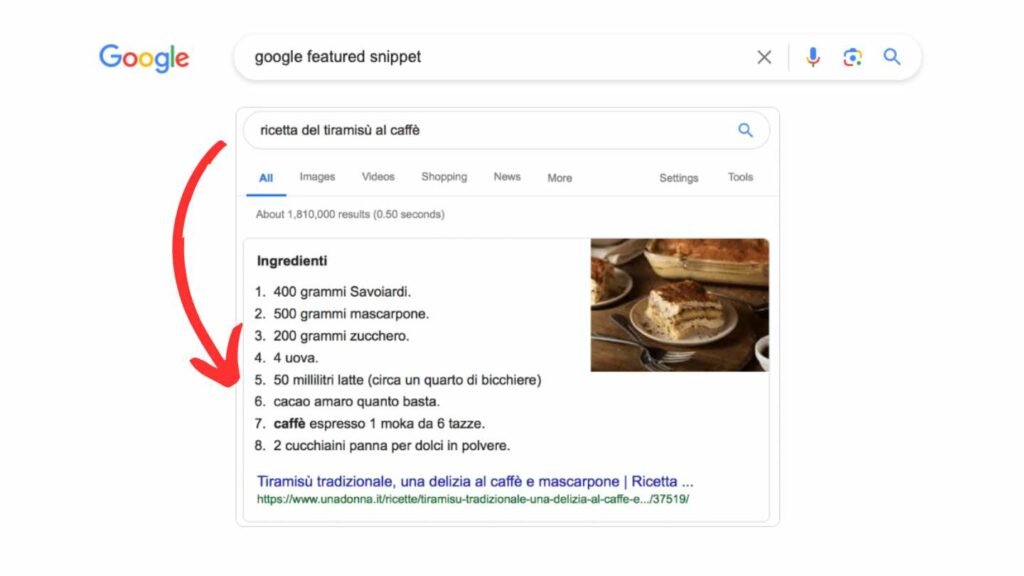 Featured snippet