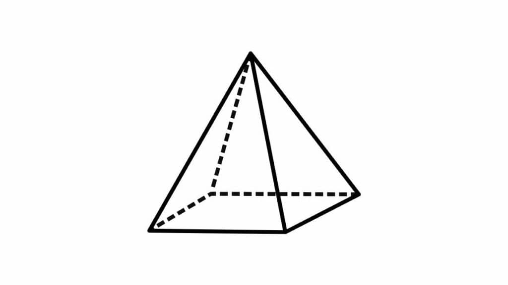 Volume piramide base quadrata - come calcolare