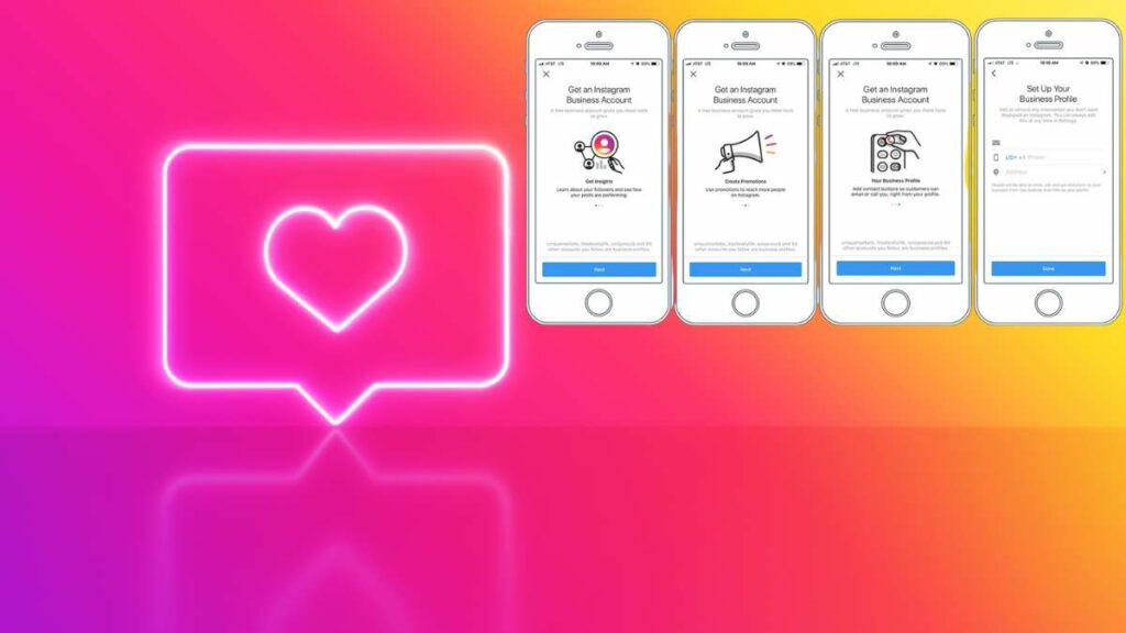 Instagram account business