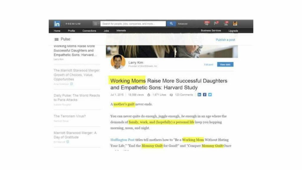 linkedin pulse - fare social blogging e personal branding