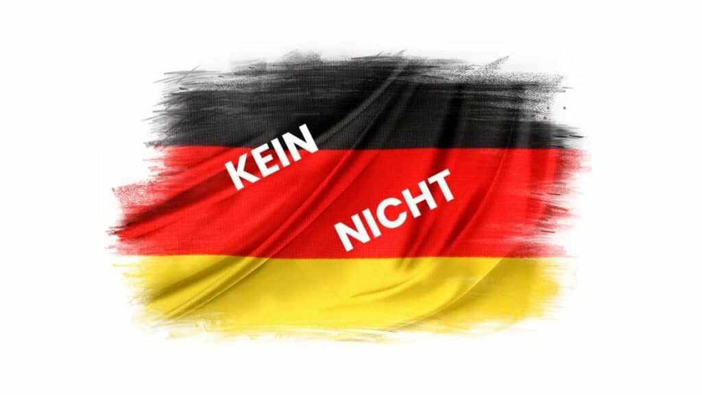 negazione in tedesco - kein e nicht
