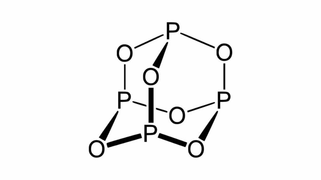 anidride fosforosa - struttura