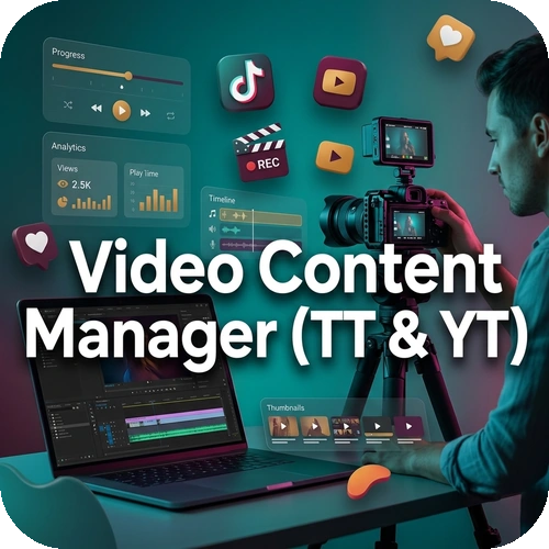 Corso online + Certificazione | Video Content Manager (TT & YT) – 100 ore