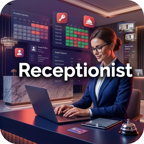 Corso online + Certificazione | Receptionist – 200 ore