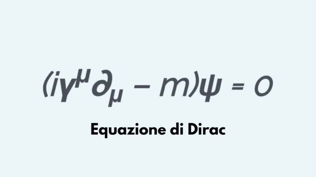 Equazione di Dirac