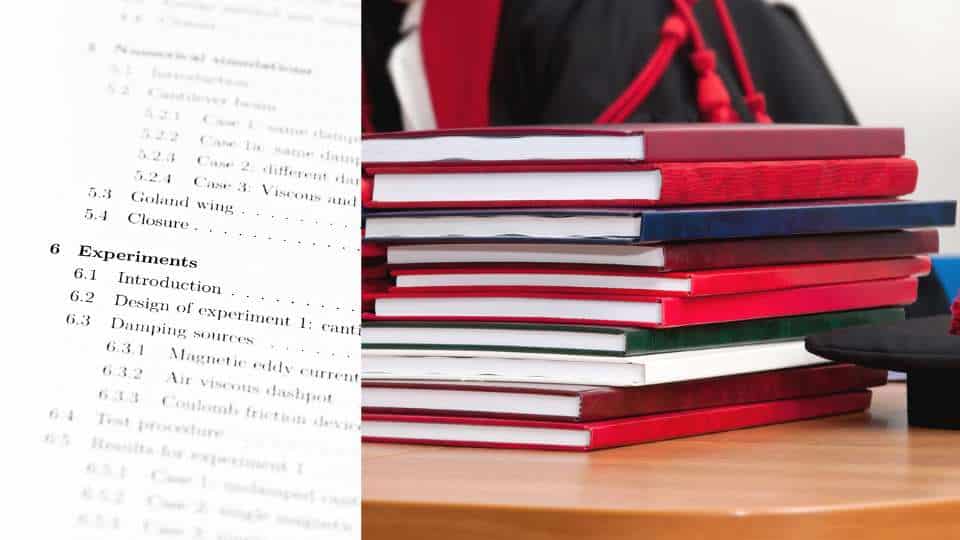 Indice tesi - errori da evitare e modelli da seguire