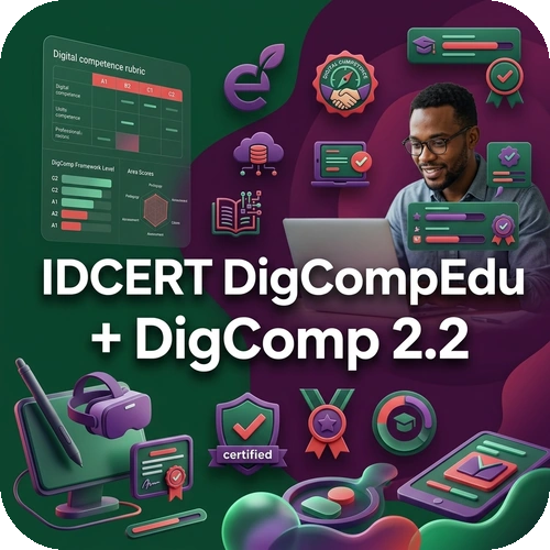 Certificazioni IDCERT DigCompEdu + DigComp 2.2 | 3 punti GPS